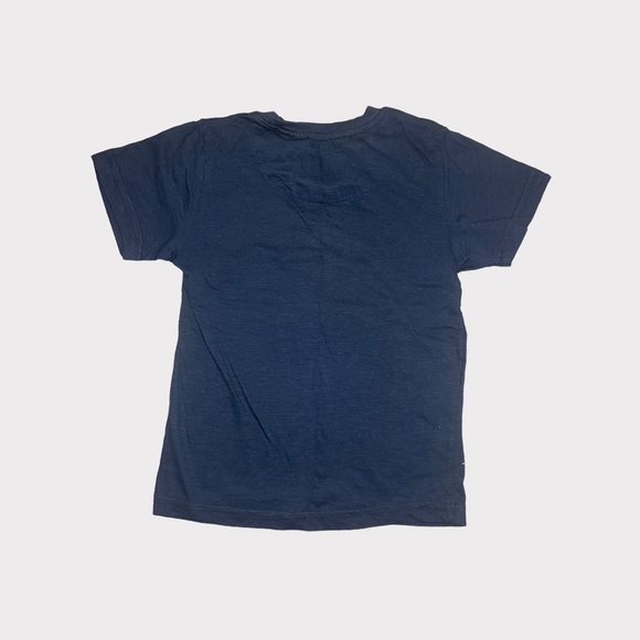 Huntington BC Dinosaur Paint Splatter Blue Tee - Picture 3 of 3